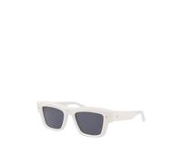 Valentino Garavani - Lunettes de soleil carrées - Femme - Accessoires - Blanc - Taille: 50 MM