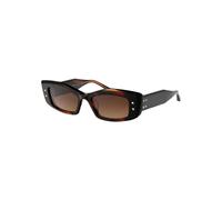 Valentino Garavani, unisex, Accessoires, Brun, Taille: 52 MM Lunettes de soleil V-Quattro