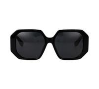 Valentino Garavani - Lunettes de soleil VLogo à monture géométrique - Femme - Accessoires - Noir - Taille: 55 MM