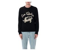 Valentino Garavani - Maglia Girocollo - Homme - Pulls - Noir - Taille: M
