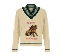 Valentino Garavani - Maglia | Le Chien De La M - Homme - Pulls - Beige - Taille: L