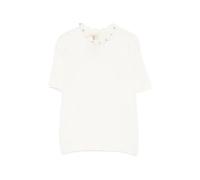 Valentino Garavani - Maille à col rond - Femme - Pulls - Blanc - Taille: 42 FR