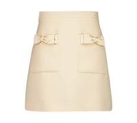 Valentino Garavani - Mini-jupe avec détail de poche à - Femme - Jupes - Rose - Taille: 40 FR