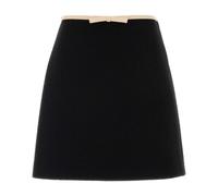 Valentino Garavani - Mini-jupe en tweed - Femme - Jupes - Noir - Taille: 38 FR