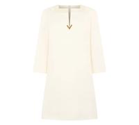 Valentino Garavani - Mini-robe Crepe Couture - Femme - Robes - Beige - Taille: 40 FR