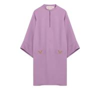 Valentino Garavani - Mini-robe en soie lilas - Femme - Robes - Violet - Taille: 36 FR