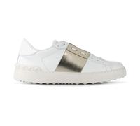 Valentino Garavani - Open Baskets With Metallic Stripe - Femme - Chaussures - Blanc - Taille: 37 EU