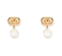Valentino Garavani - Ovalette Earrings - Femme - Accessoires - Jaune - Taille: ONE Size