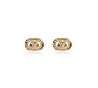 Valentino Garavani - Ovalette Earrings - Femme - Accessoires - Jaune - Taille: ONE Size