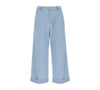Valentino Garavani - Pantalon en denim à revers - Homme - Jeans - Bleu - Taille: L