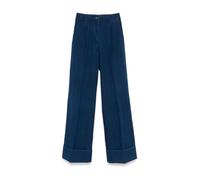 Valentino Garavani - Pantalon Plissé - Femme - Pantalons - Bleu - Taille: 36 FR