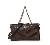Valentino Garavani - Panthea Shoulder Bag - Femme - Sacs - Brun - Taille: ONE Size