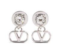 Valentino Garavani - Boucles d'oreilles VLogo Signature - Femme - Accessoires - Gris - Taille: ONE Size
