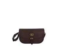 Valentino Garavani - Petit Sac Antibes en Cuir - Homme - Sacs - Brun - Taille: ONE Size