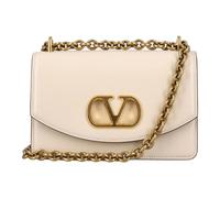 Valentino Garavani - Petit sac bandoulière en cuir avec VLogo - Femme - Sacs - Beige - Taille: ONE Size