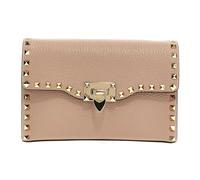 Valentino Garavani - Petit sac bandoulière Rockstud en cuir de veau grainé - Femme - Sacs - Rose - Taille: ONE Size