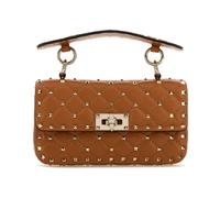 Valentino Garavani - Petit sac porté épaule - Femme - Sacs - Brun - Taille: ONE Size