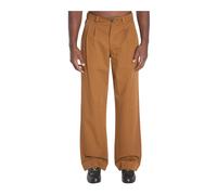 Valentino Garavani - Pleated Pantalons - Homme - Pantalons - Brun - Taille: L