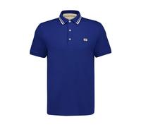 Valentino Garavani - Polo en coton piqué avec patch VLogo - Homme - Tops - Bleu - Taille: S