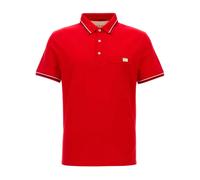 Valentino Garavani - Polo en coton Vlogo Signature - Homme - Tops - Rouge - Taille: S