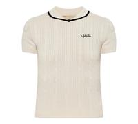 Valentino Garavani - Polo Tricot - Femme - Pulls - Blanc - Taille: 38 FR