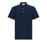 Valentino Garavani - Polo VGold en coton piqué - Homme - Tops - Bleu - Taille: L