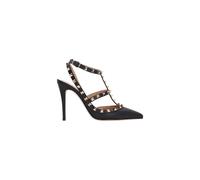 Valentino Garavani - Pompe à bride de cheville cloutée - Femme - Chaussures - Noir - Taille: 34 1/2 EU