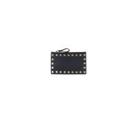 Valentino Garavani - Porte-cartes zippé - Femme - Accessoires - Noir - Taille: ONE Size