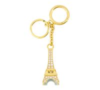 Valentino Garavani - Porte-clés Tour Eiffel en cristal - Femme - Accessoires - Jaune - Taille: ONE Size