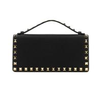 Valentino Garavani - Portefeuille à bandoulière | Rockstud - Femme - Sacs - Noir - Taille: ONE Size
