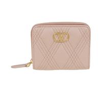 Valentino Garavani - Portefeuille matelassé avec fermeture éclair et boîte - Femme - Accessoires - Rose - Taille: ONE Size