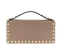 Valentino Garavani - Portefeuille Rockstud avec chaîne - Femme - Sacs - Rose - Taille: ONE Size