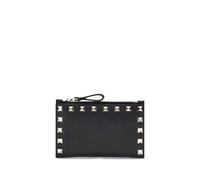 Valentino Garavani - Portefeuille Rockstud avec Clous - Femme - Accessoires - Noir - Taille: ONE Size