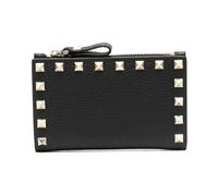 Valentino Garavani - Portefeuille Rockstud Noir Accessoires Femme - Femme - Accessoires - Noir - Taille: ONE Size