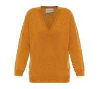 Valentino Garavani - Pull en cachemire col V - Femme - Pulls - Brun - Taille: 40 FR