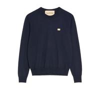 Valentino Garavani - Pull en laine avec écusson VLogo - Homme - Pulls - Bleu - Taille: XL