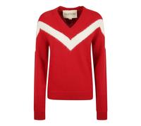 Valentino Garavani - Pull en laine avec VLogo au dos - Homme - Pulls - Rouge - Taille: M