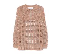 Valentino Garavani - Pull en maille à col en V - Homme - Pulls - Beige - Taille: M