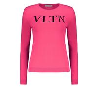 Valentino Garavani - Pull ras du cou à manches longues - Femme - Pulls - Rose - Taille: 36 FR