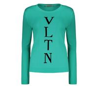 Valentino Garavani - Pull ras du cou à manches longues - Femme - Pulls - Vert - Taille: 36 FR