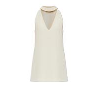 Valentino Garavani - Robe Col V - Femme - Robes - Beige - Taille: 38 FR