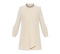Valentino Garavani - Robe en soie - Femme - Robes - Beige - Taille: 38 FR