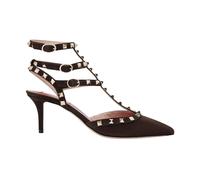 Valentino Garavani - Rockstud Ankle Strap T.65 - Femme - Chaussures - Brun - Taille: 40 EU