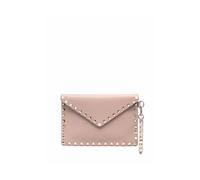 Valentino Garavani - Rockstud Clutch - Femme - Sacs - Beige - Taille: ONE Size