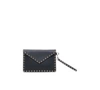 Valentino Garavani - Rockstud Envelope Clutch - Femme - Sacs - Noir - Taille: ONE Size