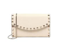 Valentino Garavani - Rockstud Wallet with Chain - Femme - Accessoires - Blanc - Taille: ONE Size