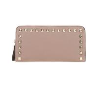 Valentino Garavani - Rockstud Zip Around Wallet - Femme - Accessoires - Rose - Taille: ONE Size