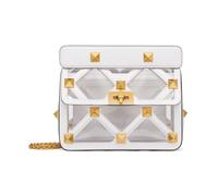 Valentino Garavani - Roman Stud Shoulder Bag - Femme - Sacs - Rose - Taille: ONE Size