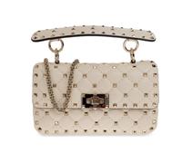 Valentino Garavani - Roman Stud The Handle Bag - Femme - Sacs - Beige - Taille: ONE Size