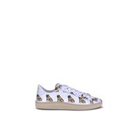 Valentino Garavani - Royco Baskets en Cuir avec Imprimé Chien - Femme - Chaussures - Multicolore - Taille: 40 EU